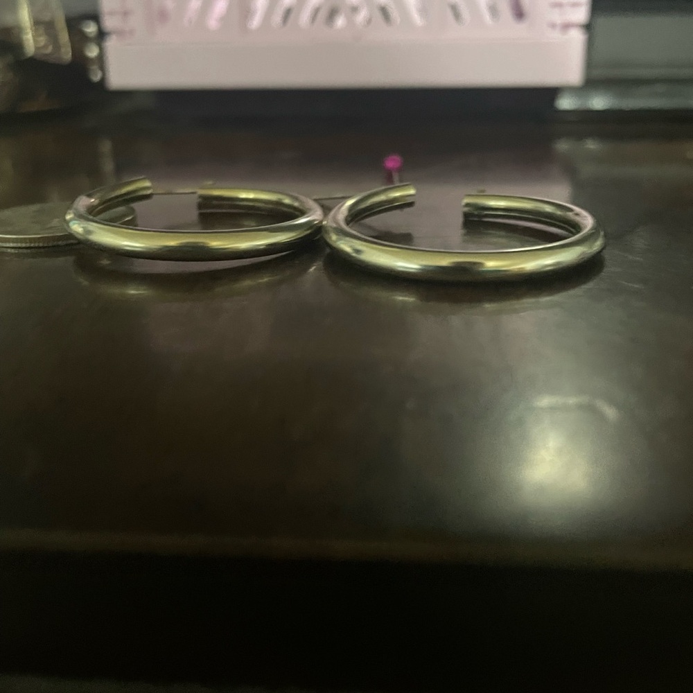 Silver Hoop Earrings
